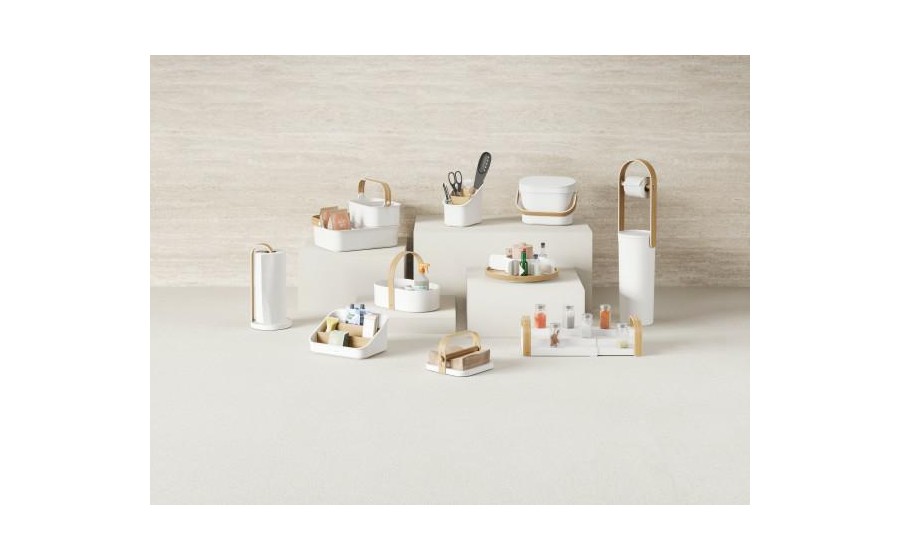 UMBRA kosz na śmieci BELLWOOD 4L biały