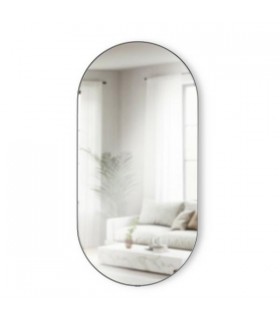 UMBRA lustro ścienne HUBBA 36 x 18 cm tytan