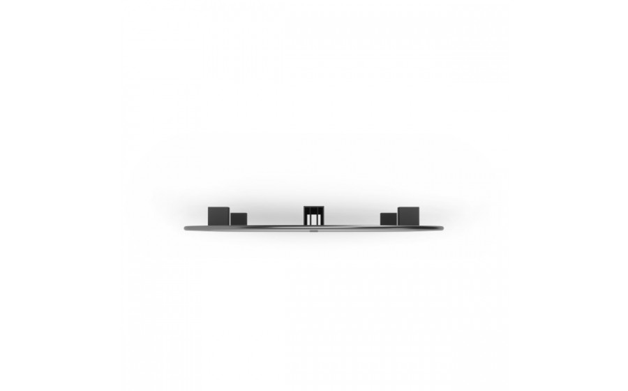 UMBRA lustro ścienne HUBBA 36 x 18 cm  tytan