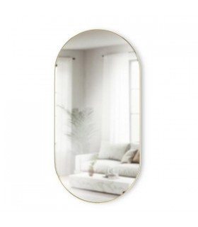 UMBRA lustro ścienne HUBBA 36 x 18 cm mosiądz