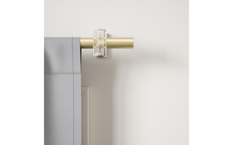 UMBRA karnisz FLUTE 107-305 cm złoty