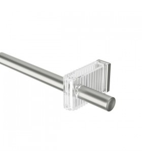 UMBRA karnisz FLUTE 107-305 cm nikiel /  stal