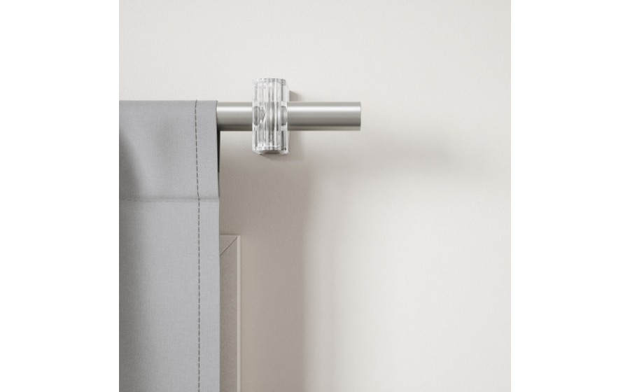 UMBRA karnisz FLUTE 107-305 cm nikiel /  stal