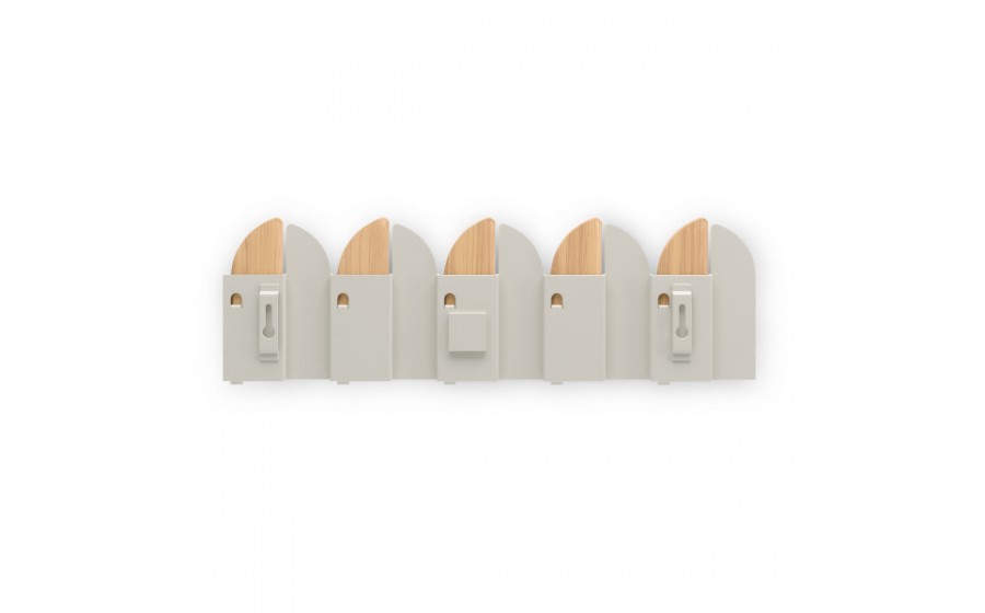 UMBRA wieszak ścienny SALOON beżowy