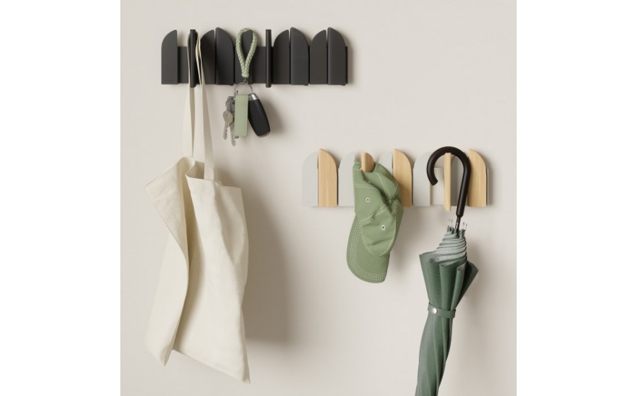 UMBRA wieszak ścienny SALOON beżowy