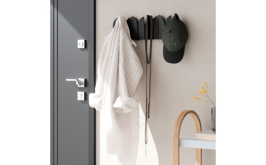 UMBRA wieszak ścienny SALOON czarny