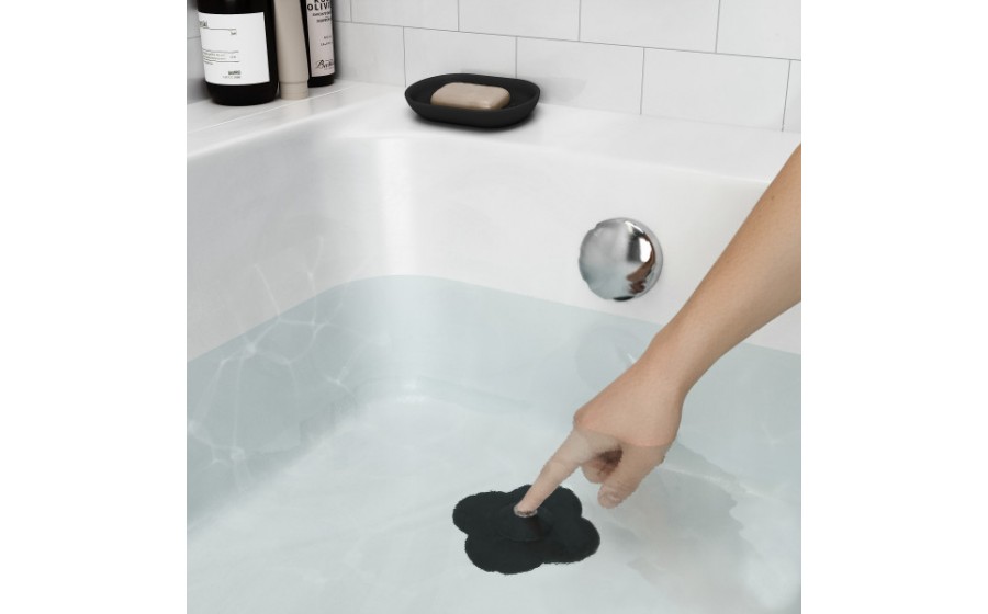 UMBRA zatyczka do odpływu BLOOM czarna