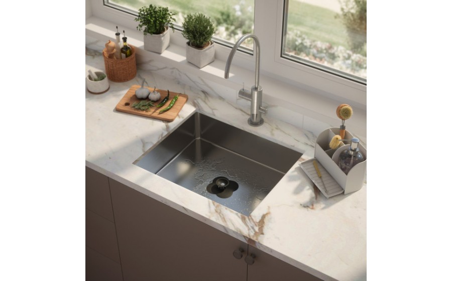 UMBRA zatyczka do odpływu BLOOM czarna