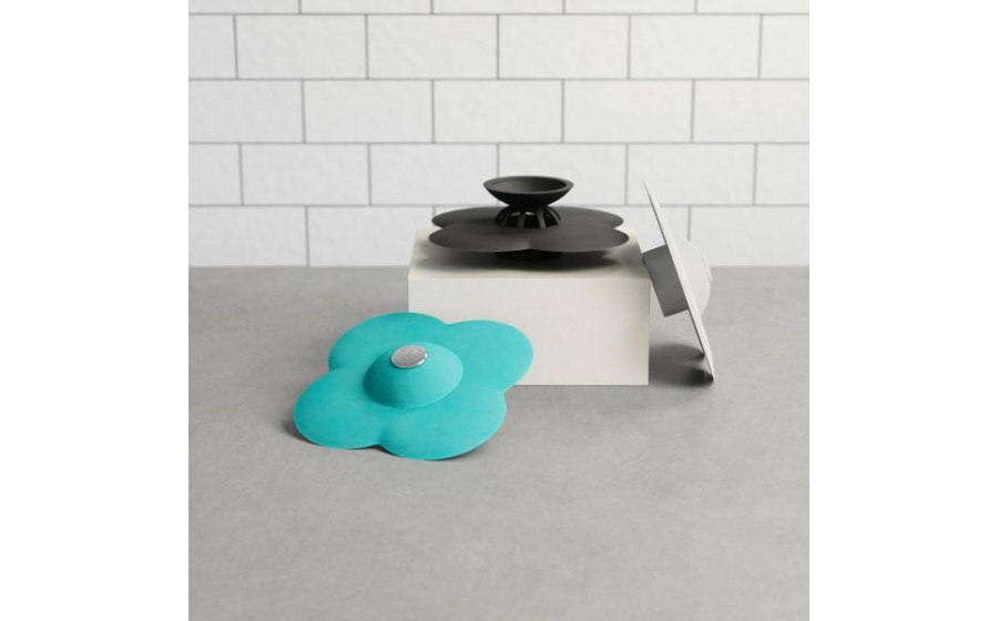 UMBRA zatyczka do odpływu BLOOM czarna