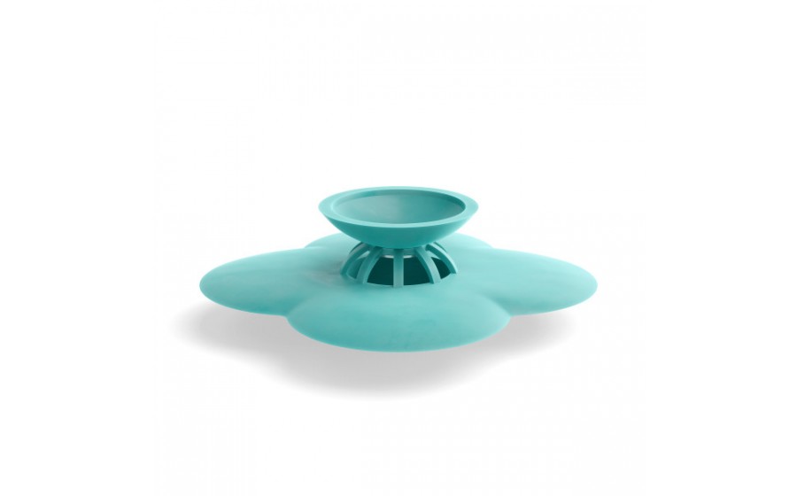 UMBRA zatyczka do odpływu BLOOM  niebieska