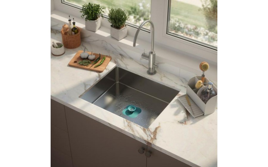 UMBRA zatyczka do odpływu BLOOM  niebieska