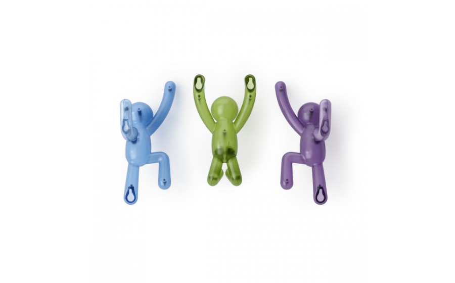 UMBRA wieszak ścienny BUDDY  wielokolorowy