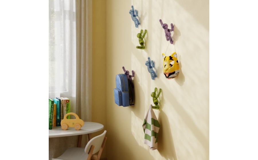 UMBRA wieszak ścienny BUDDY  wielokolorowy