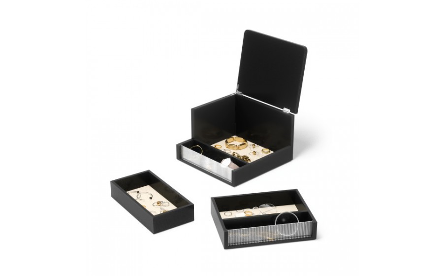 UMBRA pojemnik do przechowywania MALIBU  czarny