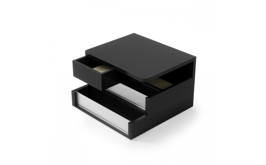 UMBRA pojemnik do przechowywania MALIBU  czarny