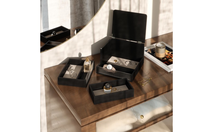 UMBRA pojemnik do przechowywania MALIBU  czarny