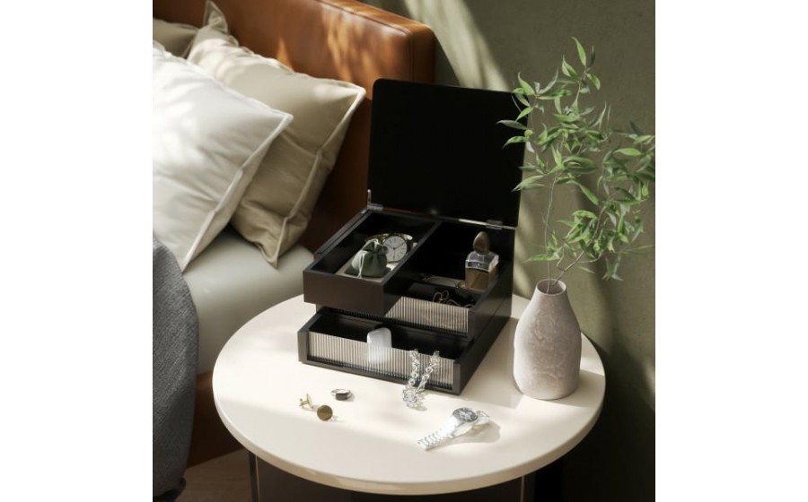 UMBRA pojemnik do przechowywania MALIBU  czarny