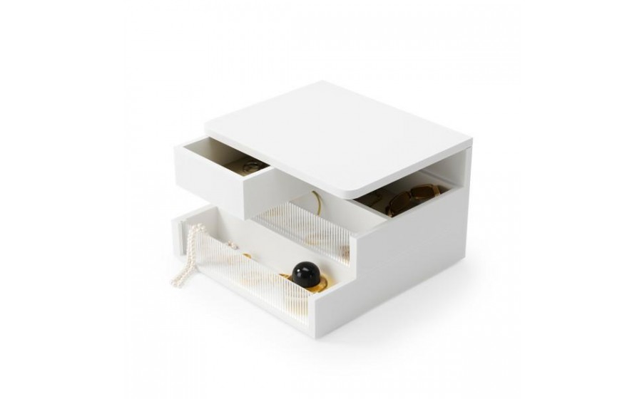 UMBRA pojemnik do przechowywania MALIBU biały