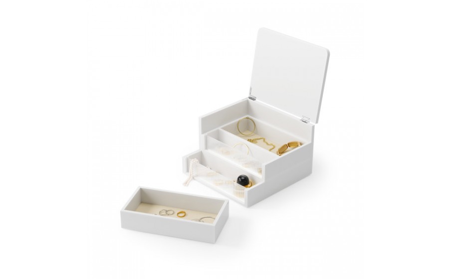 UMBRA pojemnik do przechowywania MALIBU biały