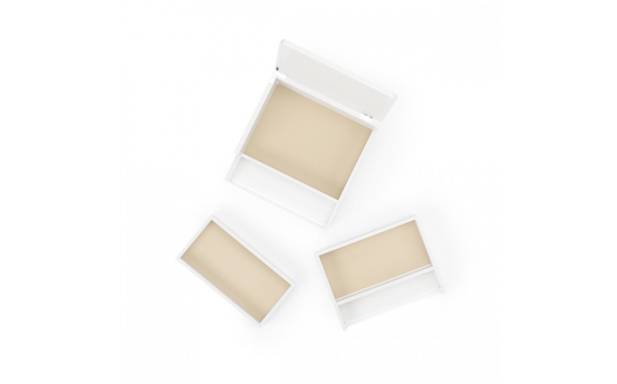 UMBRA pojemnik do przechowywania MALIBU biały