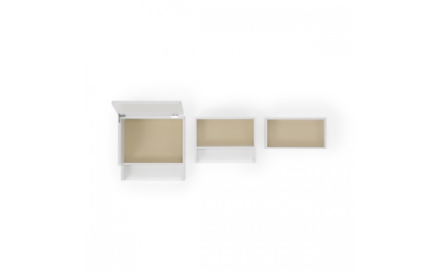 UMBRA pojemnik do przechowywania MALIBU biały