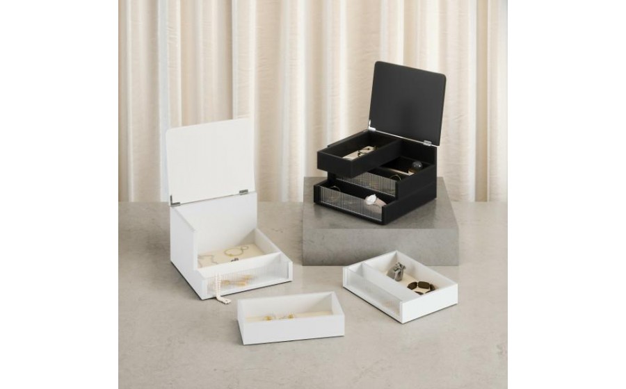 UMBRA pojemnik do przechowywania MALIBU biały