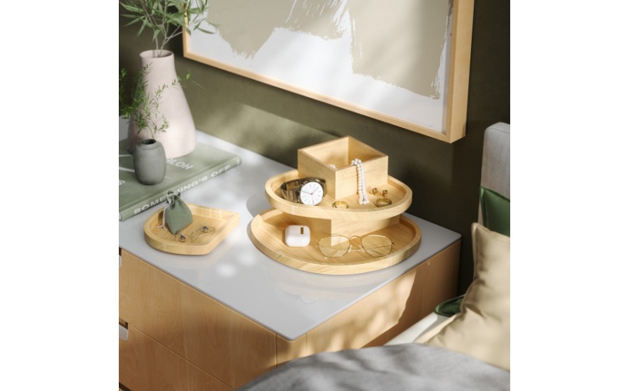 UMBRA pojemnik do przechowywania COVE  naturalny