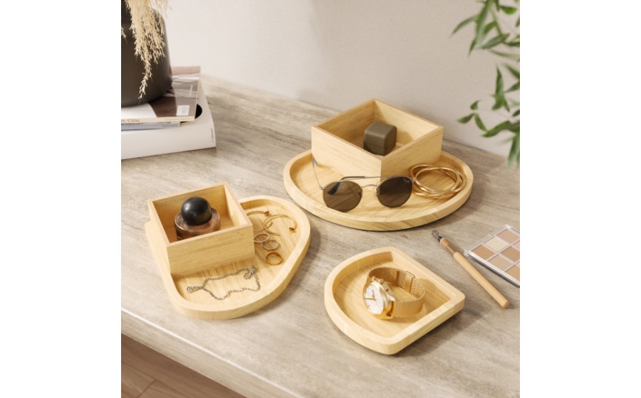 UMBRA pojemnik do przechowywania COVE  naturalny