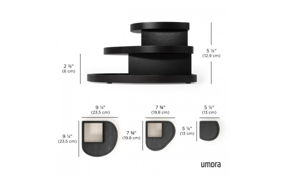 UMBRA pojemnik do przechowywania COVE  czarny