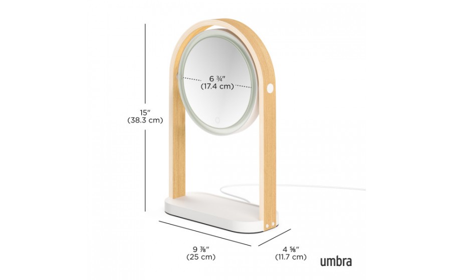 UMBRA lustro kosmetyczne BELLWOOD białe