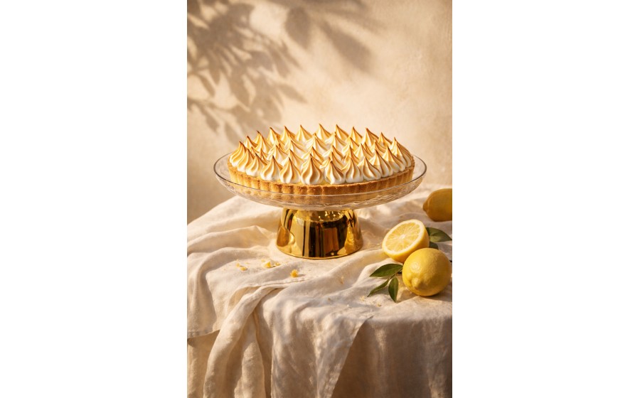 Patera dekoracyjna SHP SWEET złota / transparentna