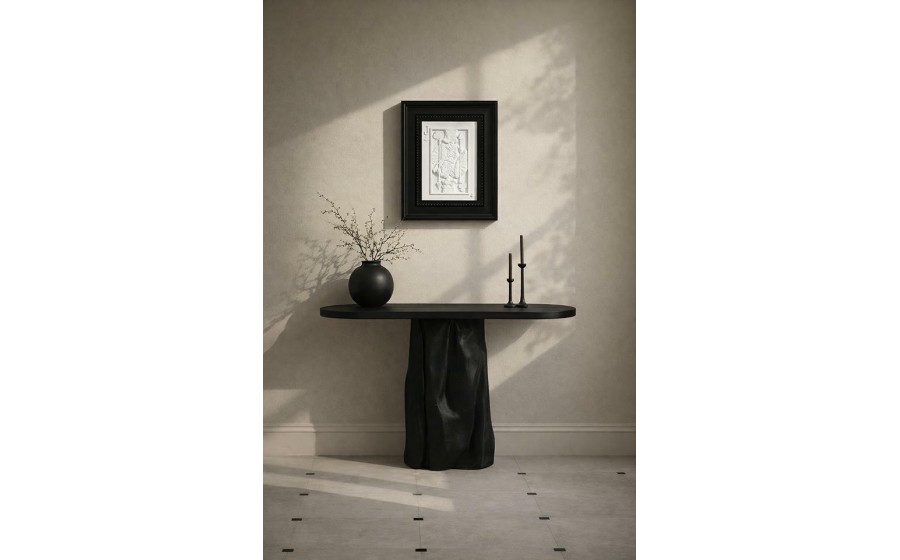 Obraz SHP JACK biały / czarna rama