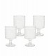 Zestaw 4 szklanek SHP FLORES 230 ml transparentny