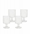 Zestaw 4 szklanek SHP FLORES  transparentny