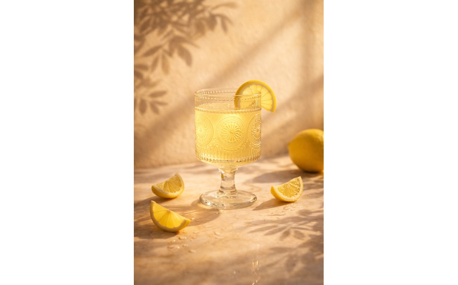 Zestaw 4 szklanek SHP FLORES 230 ml transparentny