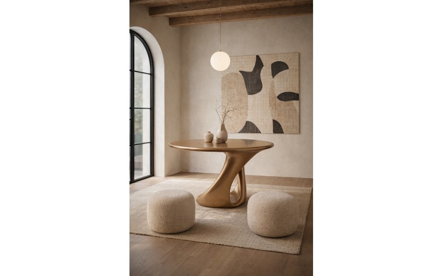 Stół SHANGRI LA złoty