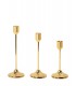 Zestaw 3 świeczników SHP SPLEND złoty