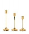Zestaw 3 świeczników SHP SPLEND złoty