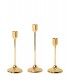 Zestaw 3 świeczników SHP SPLEND złoty