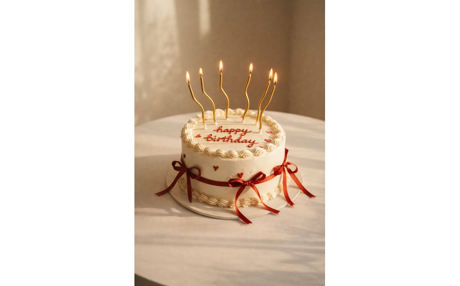 Zestaw 36 świeczek na tort SHP TWIST złoty