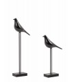 Zestaw 2 dekoracji SHP BIRDY czarna