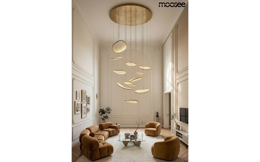 MOOSEE lampa wisząca MEDUSA LED złota