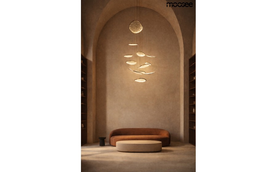 MOOSEE lampa wisząca MEDUSA złota