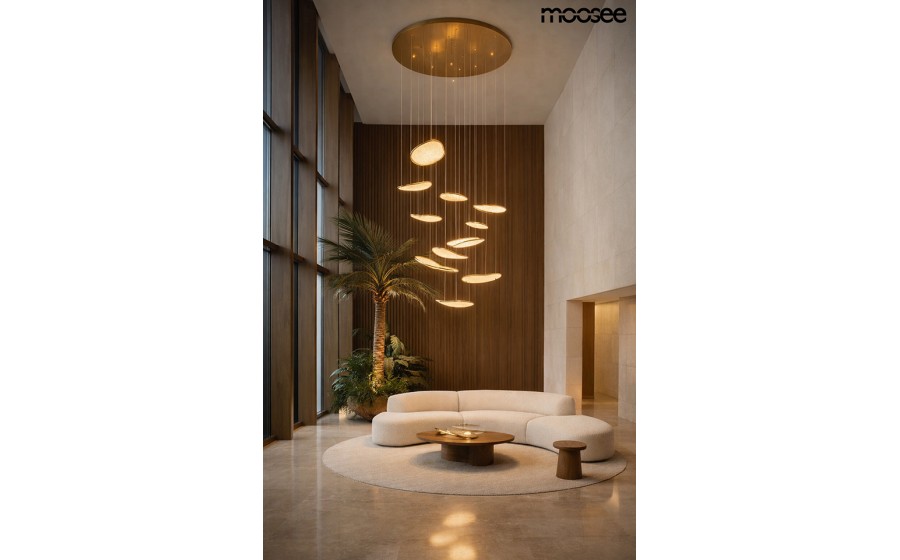 MOOSEE lampa wisząca MEDUSA złota