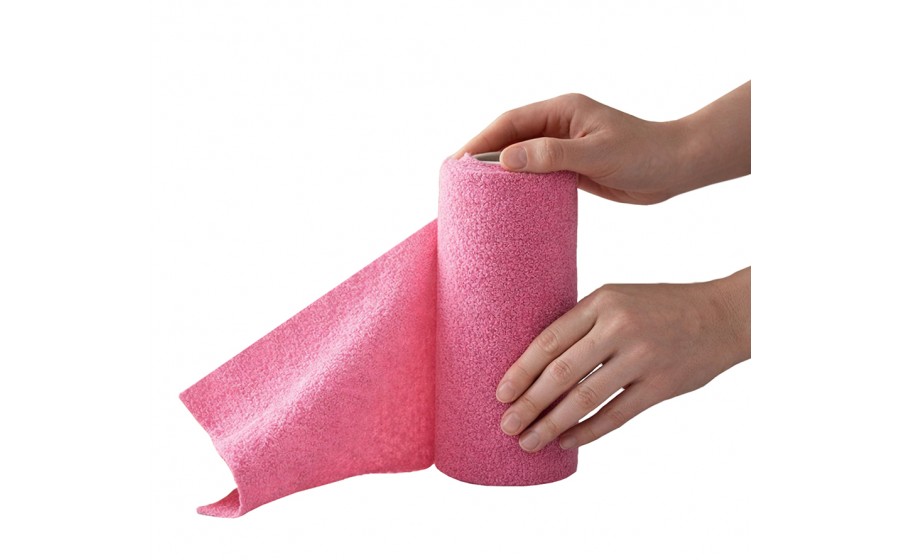 Ścierki z mikrofibry na rolce SHP CLINT 20x20 cm różowe