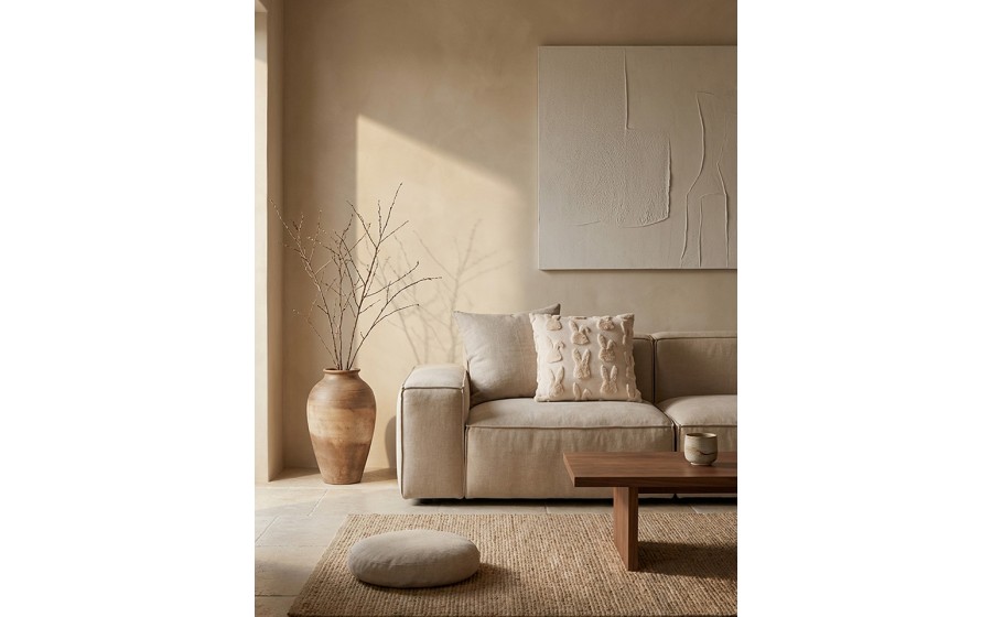 Poduszka dekoracyjna SHP BUNNIES 45x45 beżowa