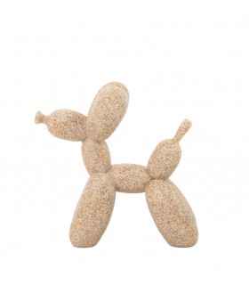 Dekoracja figurka piesek SHP BALOON 10 cm beżowy