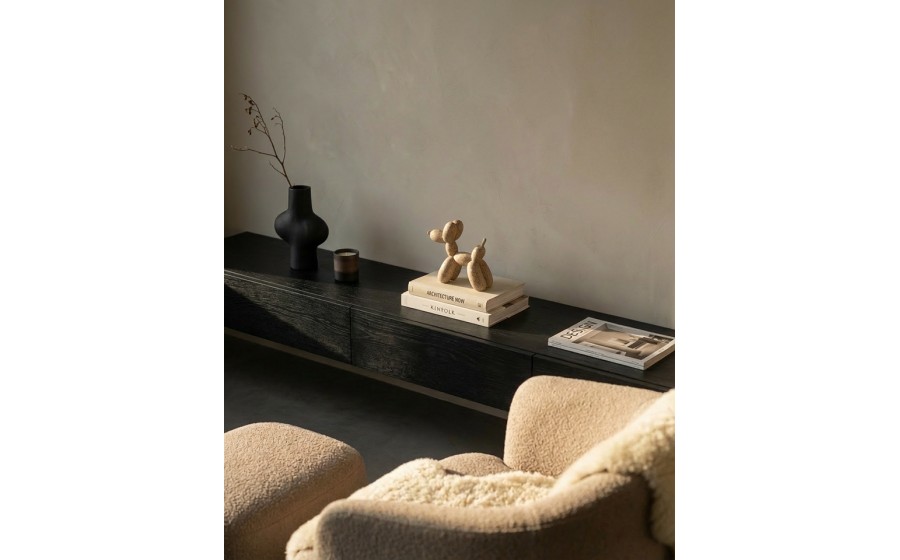 Dekoracja figurka piesek SHP BALOON 10 cm beżowy