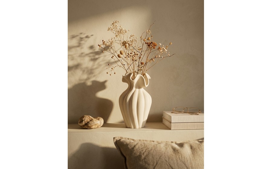 Wazon SHP PORTICO 21 cm beżowy