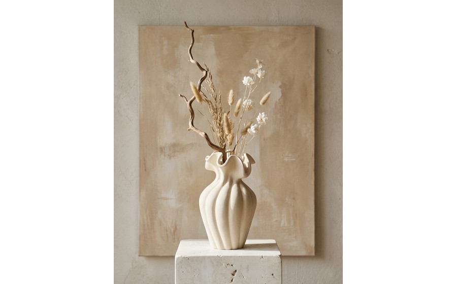 Wazon SHP PORTICO 21 cm beżowy